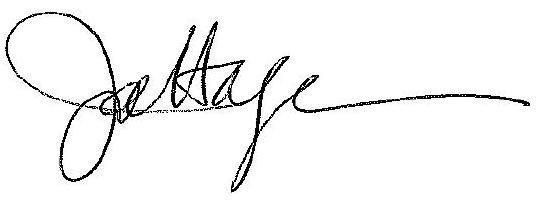 Joe Hage signature